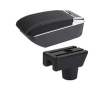 GBGWRMRYX Center Armrest Box For Mitsubishi For Attrage For Mirage For Space For Star Car Armrest Box Storage Box Accessories Arm Rest(B3 white line NO USB)