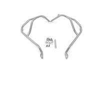GBGWRMRYX for G310GS 2017-2024 Motorcycle Upper Or Lower Crash Bar Engine Guard Frame Bumper Stunt Cage Fall Protecto Motorbike Brake Clutch Lever(Silver Full Set)