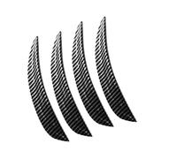 GBGWRMRYX Mudflaps Mud Guard 4pcs Car Mud Flap Splash Guards Carbon Fiber Rubber Universal Wheel Eyebrow Fender Extension Protector Trim Fender Mudflaps(1)