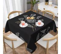 gbhJGK Pizza Constellation (1) Print Tablecloth â€“ Square Dining Table Cover, Tablecloth for Coffee Table, Kitchen Decor & Celebrations 60"x60"