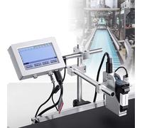 GBHJJ 12.7mm-25.4mm Industrial Inkjet Printer, Online Inkjet Coding Printer Batch Date, Number Code on Carton Box,Plastic Bags,Tin can,Pet Bottles,25.4mm