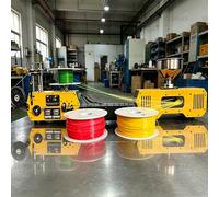 GBHJJ 3D Printer Extruder Maker Waste Recycling Machine, With Auto Coil Winding&Printer Filament Holder, 500G/H High Precision, Temperature Control/Regulation Winding Spooler