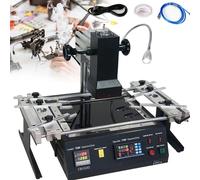 GBHJJ BGA Infrared Soldering Stations Machine, IR6500, 1250W Digital BGA Rework Station Heater Soldering Station with Bracket and Handle