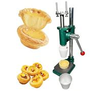 GBHJJ Egg Tart Pressing Machine, Manual Egg Tart Shell Making Machine, Commercial Egg Tart Mold Machine, Ideal for Home Bakers for Baking Tarte Pie Waffle Shells H41