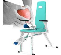 GBHJJ Electric Knee Rehabilitation Trainer, Knee Joint Rehabilitation Training Device, -10°~150° Extension Angle and Adjustable Backrest, with Angle Plate and Remote Control