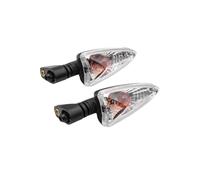 GBHLBYQTO Turn Signal Lights 1 Pair Smo Or Clear Motorcycle Turn Signal Light Lamp Indicator For Daytona 675R 2011-2015 For Tiger 800XC