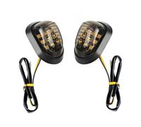 GBHLBYQTO Turn Signal Lights Motorcycle 12V Universal Oval Highlight 9 LED Flush Mount Turn Signals Indicators Blinker Light Suitable For All Motorcycles