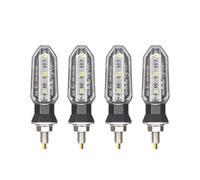 GBHLBYQTO Turn Signal Lights Motorcycle LED Turn Signal Lights 8mm Flashing Light For CBR500R CBR650F CB500X CRF250L MSX125 12V Moto Indicator