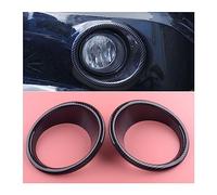 GBHPMTVC Auto Accessories For B&MW X5 F15 2014 2015 2016 2017 2018 Car Front Fog Light Lamp Ring Trim Cover Carbon Fiber Style