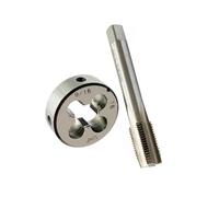 GBJ 9/16-18 UNF Tap and Die Set 4 Flutes HSS Bottom Taper RIight Hand Thread Tap And Round Thread Die Set