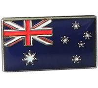 GBJUK Australian Flag Enamel Pin Lapel Badge with Butterfly Clasp Back