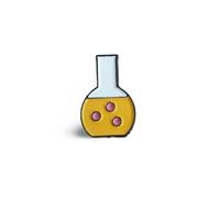 GBJUK Chemistry Beaker Lab Jar Science Enamel Pin Badge