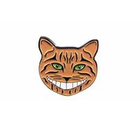 GBJUK Cheshire Cat Enamel Pin Lapel Badge with Butterfly Clasp Back