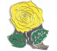 GBJUK English Yellow Rose Enamel Pin Badge Lapel