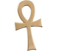 GBJUK Gold Plated Egyptian Ankh Cross Enamel Pin Lapel Badge with Butterfly Clasp Back