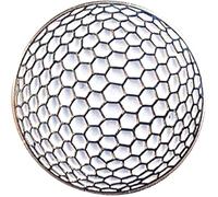 GBJUK Golf Ball Enamel Pin Lapel Badge with Butterfly Clasp Back