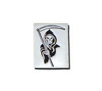 GBJUK Grim Reaper biker Enamel Pin Lapel Badge with Butterfly Clasp Back