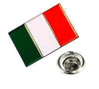 GBJUK Italy Italian Flag Enamel Pin Badge Lapel