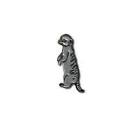 GBJUK Meerkat Enamel Pin Lapel Badge with Butterfly Clasp Back