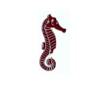 GBJUK Seahorse Enamel Pin Lapel Badge with Butterfly Clasp Back