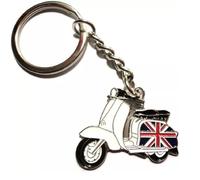 GBJUK Union Jack Scooter MOD Enamel Keyring Keychain