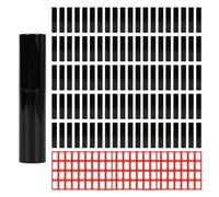 GBKDQQ Perfume Atomiser, Refillable, Pack of 100, 2 ml, Travel Mini Spray Bottle, Black, Polypropylene (PP), Leak Proof