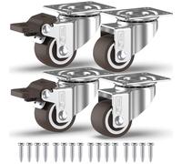 GBL Heavy Duty Castor Wheels with 2 Brakes + Screw