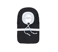 GBmates Ostomy Taschen-Abdeckung, wasserabweisend, für Ostomie, mit verstellbarer Öffnung, Gürtelreifen, schwarz, Einheitsgröße