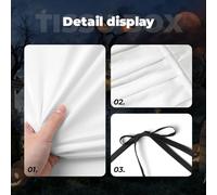 GBMBZSKP (Cute Green Palm Leaves) Halloween Hooded Cloak Witches Hat For Boys Girls Kid,85-134 Cm Hooded Cape Halloween Vampires Costume Cosplay Easter Masquerade Party