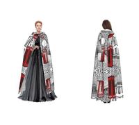 GBMBZSKP (London Red Telephone Booth) Halloween Hooded Cloak,Masquerade Party Cosplay Costumes Easter,Unisex Hooded Vampire Witch Capes For Adult