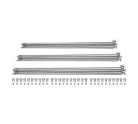 GBMITING 37PCS 14G Fit For Bicycle Spokes With Nipples Electric Bike 143/168/193/220/245/270mm Stainless Steel Mountain Road Fit For Bicycle J Bend Spoke(270mm)