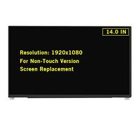 GBOLE 14.0" New Screen Replacement for Dell Latitude 7490 7480 KGYYH 48DGW 6HY1W FHD 1920x1080 30Pin Non-Touch Screen LED LCD Display Panel