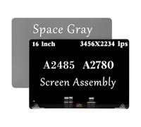 GBOLE A2485 Screen Replacement for MacBook Pro 16" M1 2021 A2485 A2780 EMC 3651 EMC 8103 661-21969 661-21968 LCD Screen Display Assembly (Space Gray)