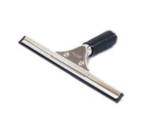 GBPro Professional Stainless Steel Window Squeegee Wiper 25cm (10") | With Professional double sided high compound rubber strip, machine cut for long lasting, smooth, streak-free window cleaning