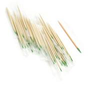 GBritains Bamboo Mint Toothpicks, Flavored Wooden Toothpicks, Double-Pointed Dental Picks, Individually Wrapped Toothpicks, 2.5-Inch Bamboo Dental Sticks with Clear Storage Box, 500 Count