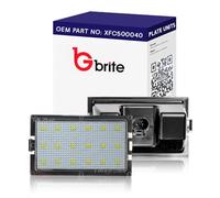 GBrite - 2x 18 SMD LED Number Plate Light Units Compatible with Land Rover Range Rover Sport (2005-2013), Discovery 3 (2005-2009), Discovery 4, Freelander 2 - Direct Replacement Upgrade