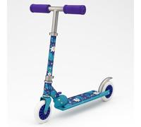 GBS Kids Folding In-Line Scooter with Adjustable Handlebar Height, Rear Footbrake & Lightweight Foldable Design | Outdoor 2-Wheel Kick Scooter for Boys and Girls Age 5+