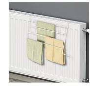 GBS Over 4 Bar Folding Radiator Airer Towel Holder Dryer Clothes Hanging Lightweight Four Tier Rack Easy To Install Rail In Any Rooms (4 Bar Radiator Airer)