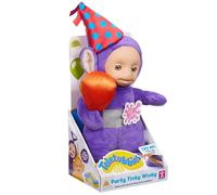 GBS Party Teletubbies Talking Plush Toy - Tinky Winky with Balloon | Supersoft Plush with Authentic Voices & Sounds | Fun Party Accessories | 31.5cm