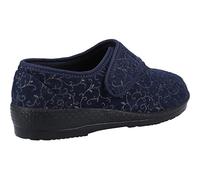 GBS Womens/Ladies Geraldine Extra Wide Slippers (7 UK) (Navy)