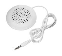 GBSCLOVER Small Pillow Speaker 5Pcs, Powerful Sound Sleep Pillow Soft Sound, 1m Long Wire Flat Speaker Compatible with MP3, MP4, CD Player, Thickness is 0.6in, Diameter is 2.4in