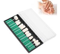 GBSCLOVER Wool Felt Polishing Head 12Pcs, Practical Nail Drill Bits, Portable Nail Drill Bit Set, Easy Remove Dead Skin Polish Nails Suitable for Home Use and Nail Salon