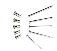 GBSONGJIN Bike Spokes, Bicycle Spokes Motorcycle Spokes Diameter 3.7mm Equal Straight Pull For Wheels 40 Pieces Spoke&Nipper 1 Lot(Length 250mm)