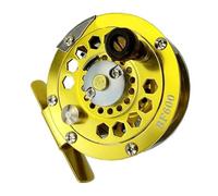 GBSONGJIN Fly Fishing Reel, Fly Reel BF600/800/1000 Full Metal Fly Reel 3/4 5/6 7/8 Flying Fishing Reel Ice Fishing Reel Gold/Silver Color Gear Ratio 1:1 Left Hand(BF600)