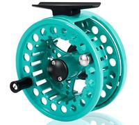 GBSONGJIN Fly Fishing Reel, Fly Reel Fly Fishing Reel 5/6 7/8 High Die Casting Aluminium Alloy Spool Fly Fishing Reel Max Drag 11kg Fishing Tackle(Light Blue A)