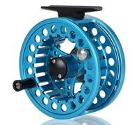 GBSONGJIN Fly Fishing Reel, Fly Reel Fly Fishing Reel 5/6 7/8 High Die Casting Aluminium Alloy Spool Fly Fishing Reel Max Drag 11kg Fishing Tackle(Blue A)
