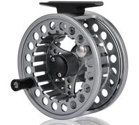 GBSONGJIN Fly Fishing Reel, Fly Reel Fly Fishing Reel 5/6 7/8 High Die Casting Aluminium Alloy Spool Fly Fishing Reel Max Drag 11kg Fishing Tackle(Light Gray A)