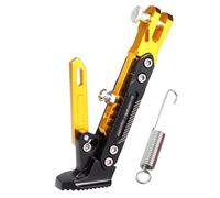 GBSONGJIN Motorcycle Side Stand Puck, Motorbike Stand Pad 1pcs Motorcycle Kickstand Adjustable Foot Side Support Parking Kickstand For Electric Motorbike Parking Foot Side Support Stand(Gold)
