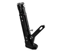 GBSONGJIN Motorcycle Side Stand Puck, Motorbike Stand Pad 1pcs Motorcycle Kickstand Adjustable Foot Side Support Parking Kickstand For Electric Motorbike Universal(Black)