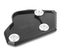GBSONGJIN Motorcycle Side Stand Puck, Motorbike Stand Pad CNC Motorbike Kickstand Foot Side Stand Extension Pad Support Plate Fit Use For BMW K1600GT/K1600GTL 2011-2015 S1000RR 2011-2016(BLACK)